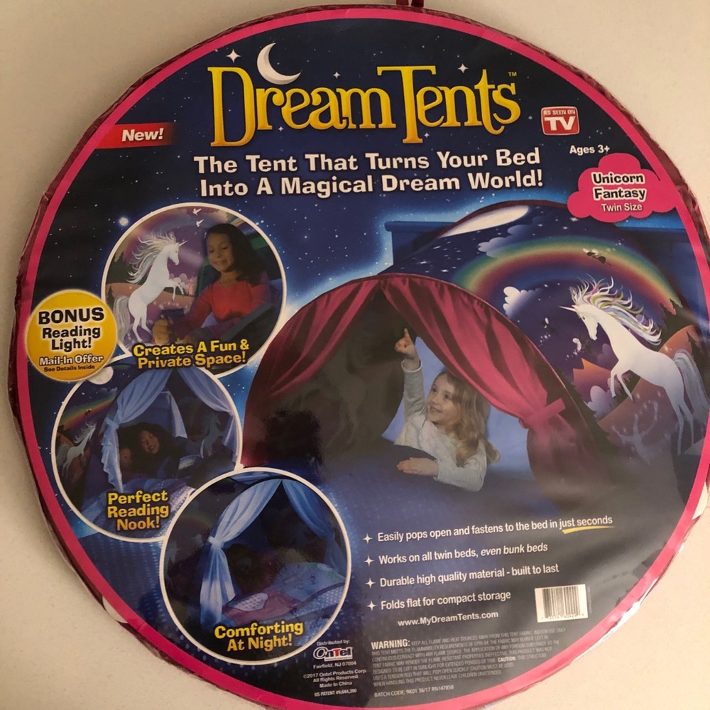 Dream tent unicorn fantasy